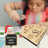 Personalized Letter To Santa Ornament SVG-For Laser Engraving